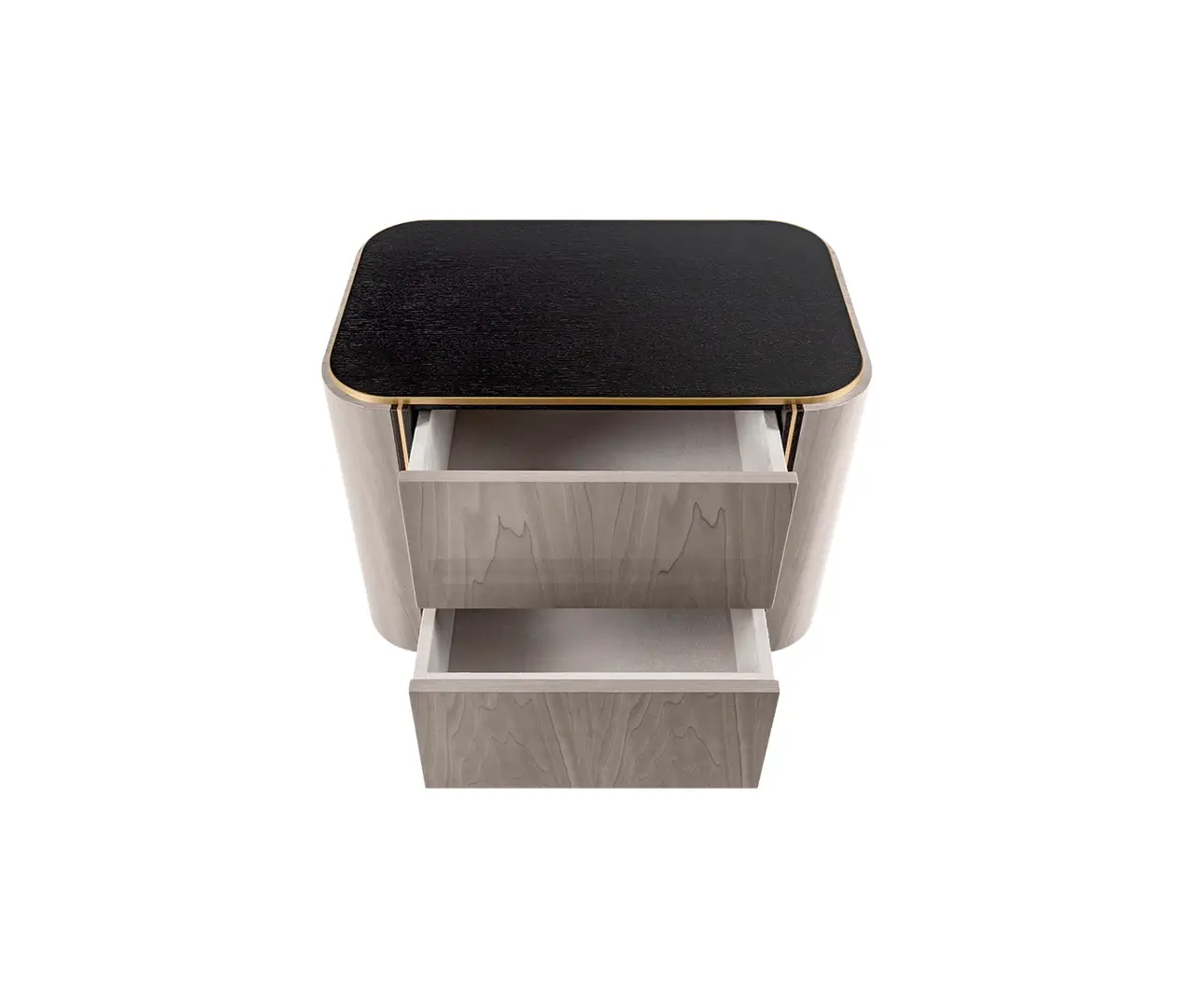 Bold Grey Bedside Table