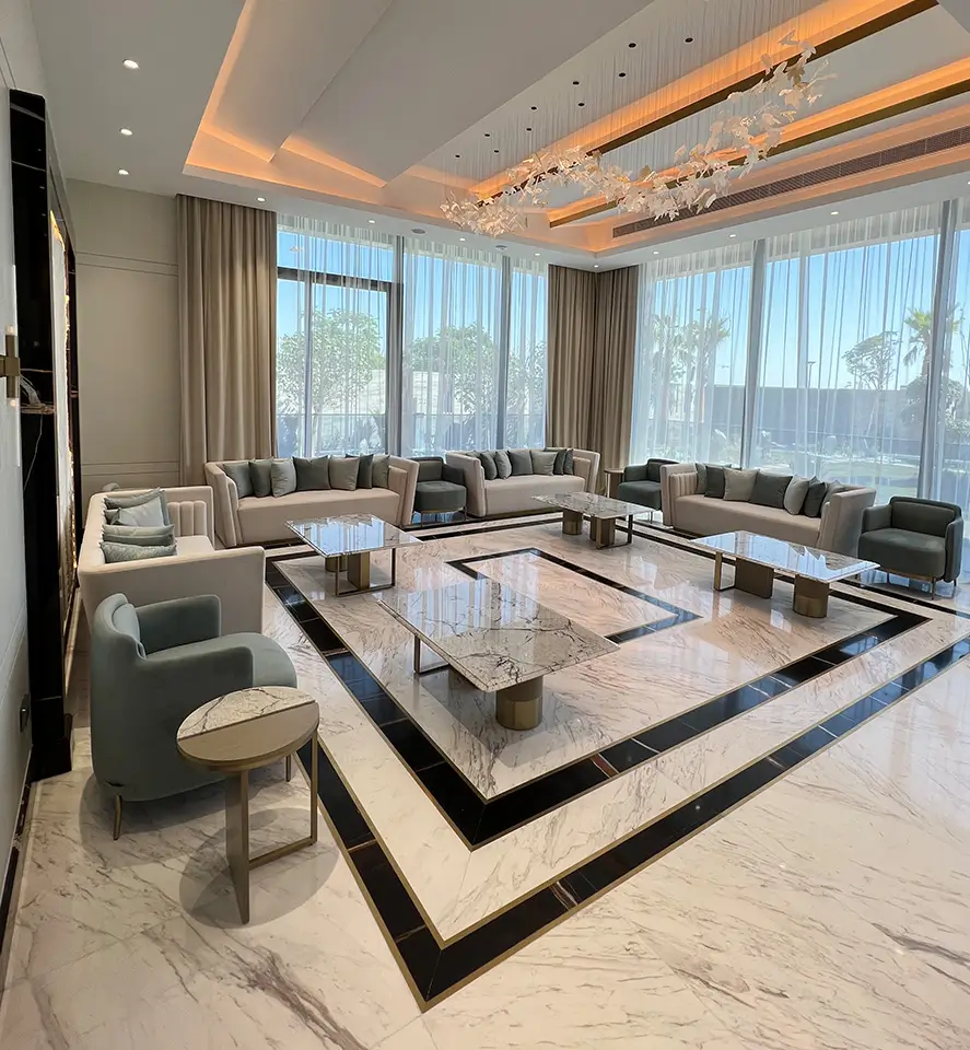 Custom Furniture for Modern Women's Majlis in Abu Dhabi