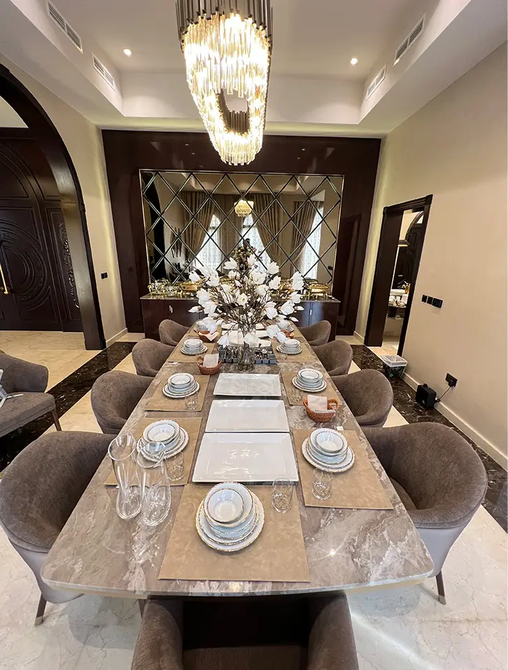 BOLD's Luxurious Dining Table Design in Dubai