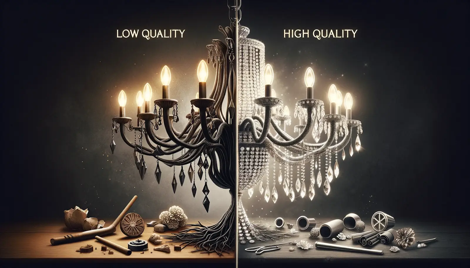 Chandelier light quality guide—perfect lighting for different spaces like bedrooms, dining rooms, and modern interiors. Achieve the right ambiance with balanced, non-overpowering illumination for custom lighting excellence.