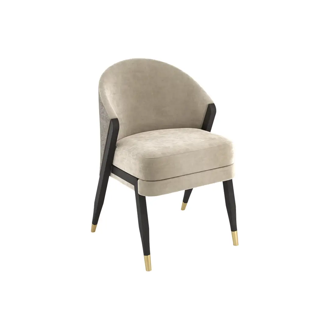 Bold Cream Dining Room Chair