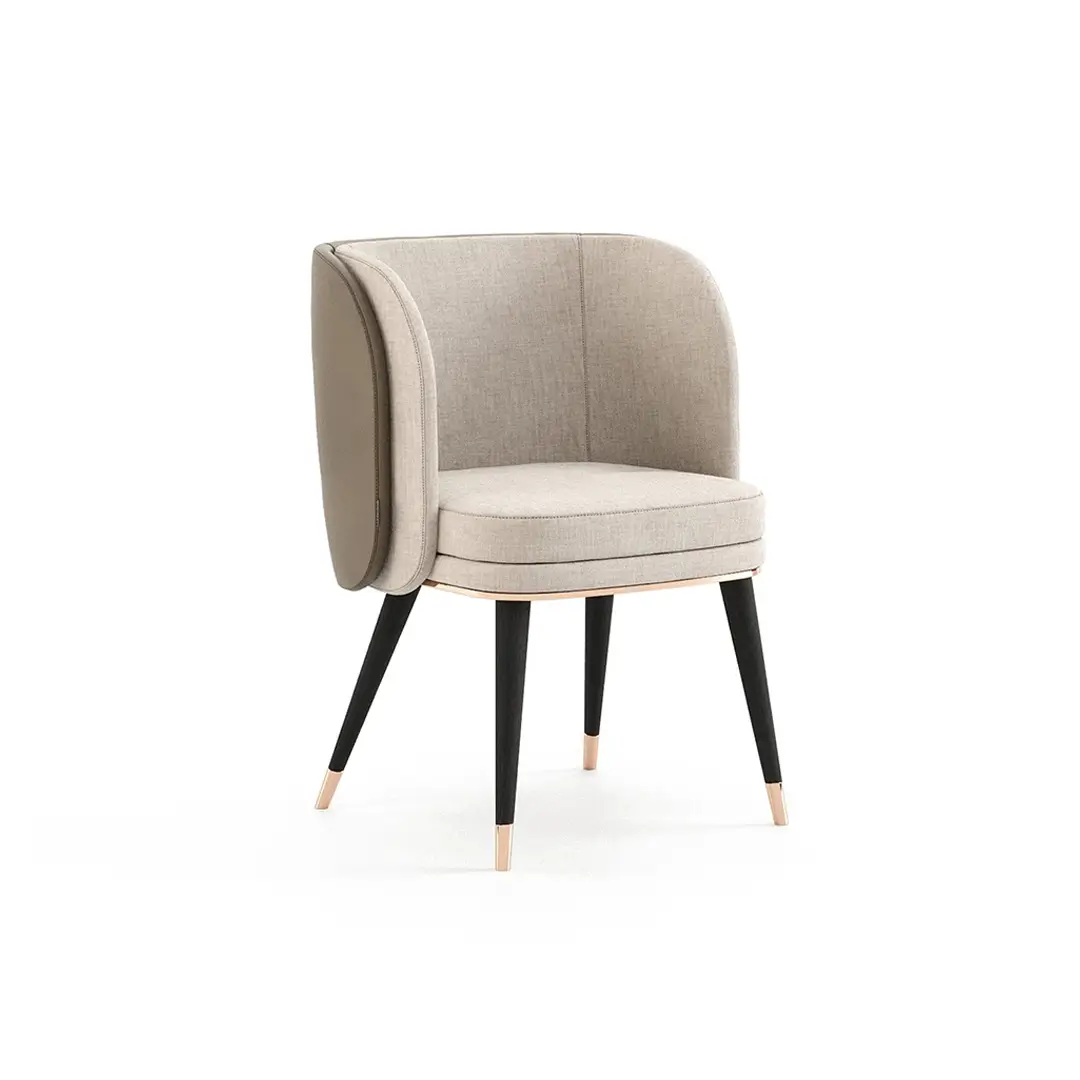 Modern Beige Dining Chair