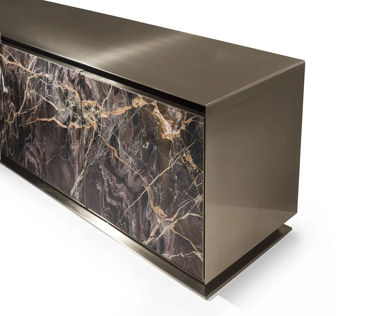 Marble Doors Black Buffet