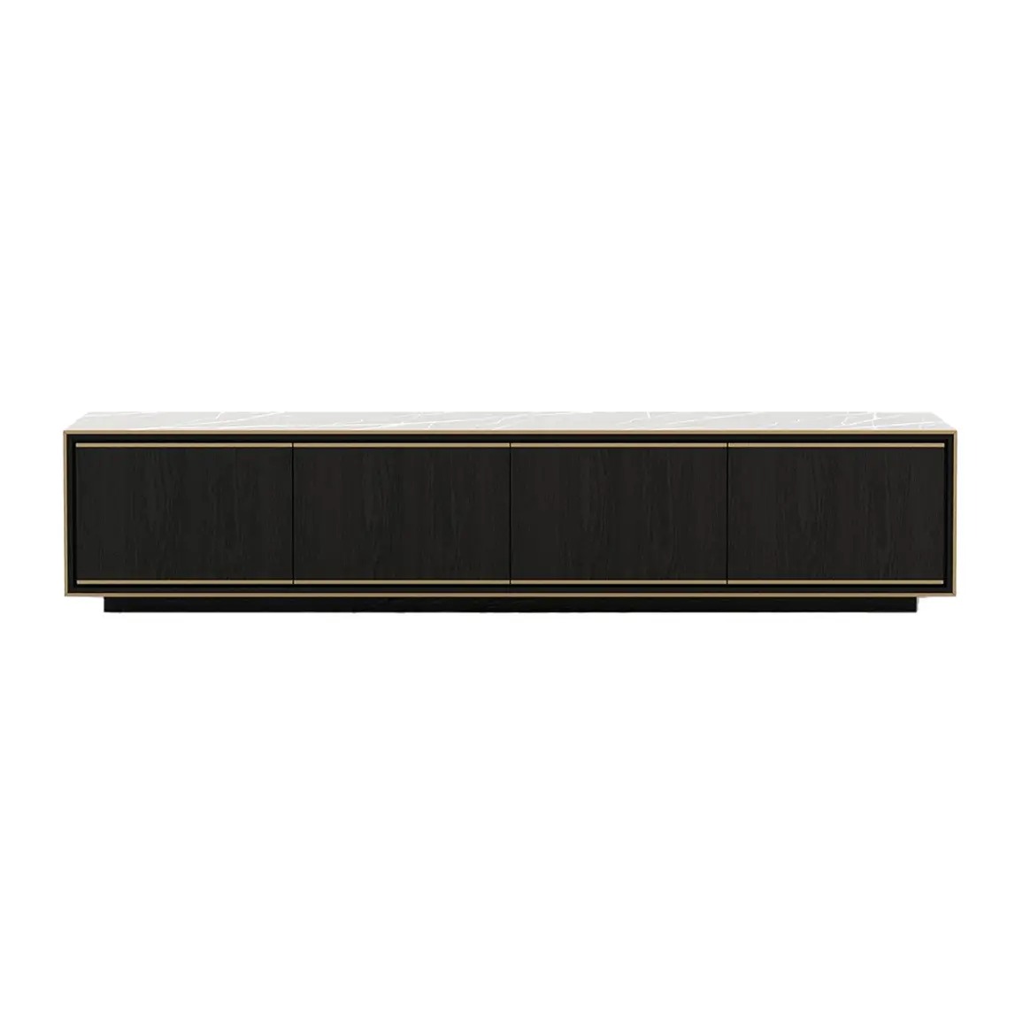 Black Marble TV Unit