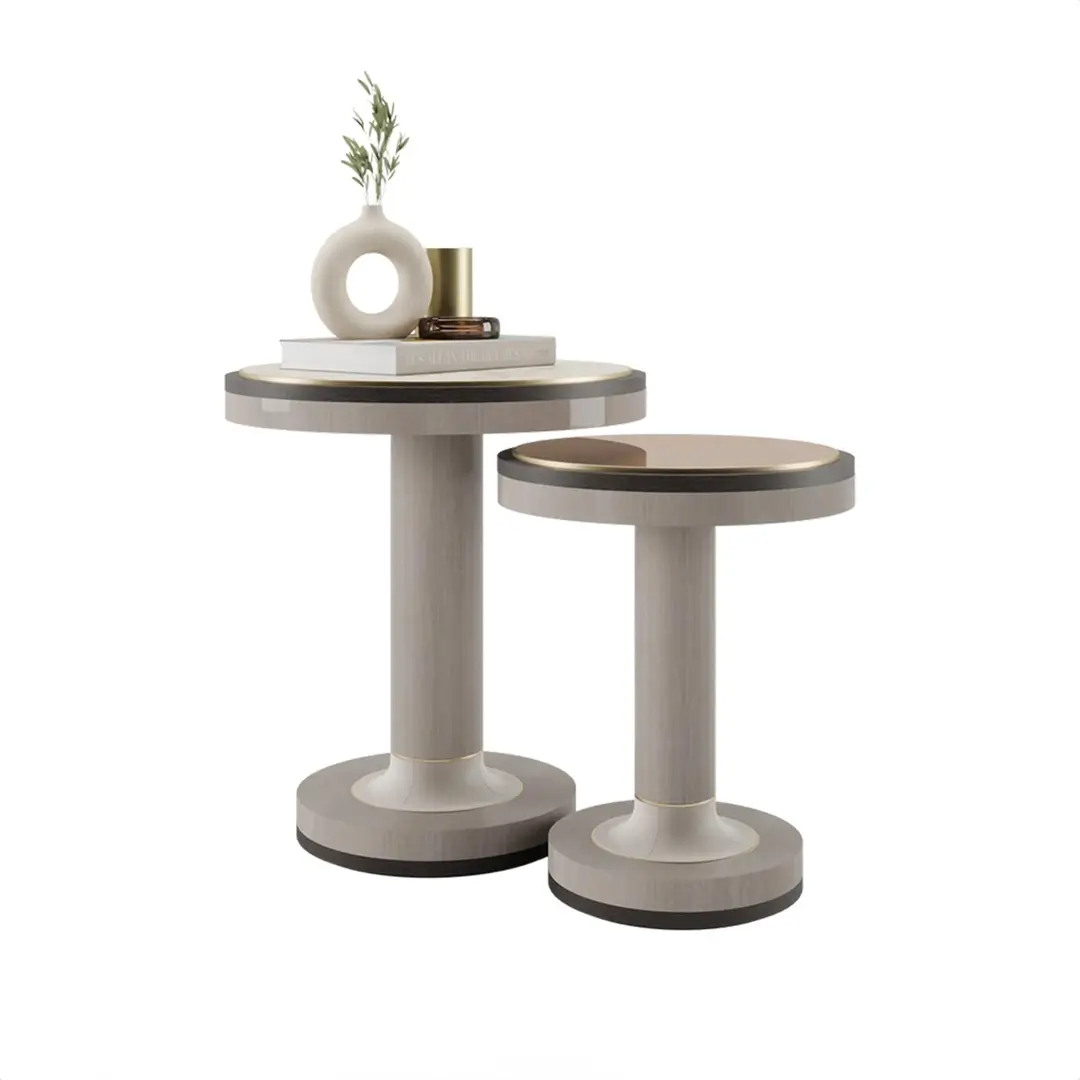 Bold Layered Side Table