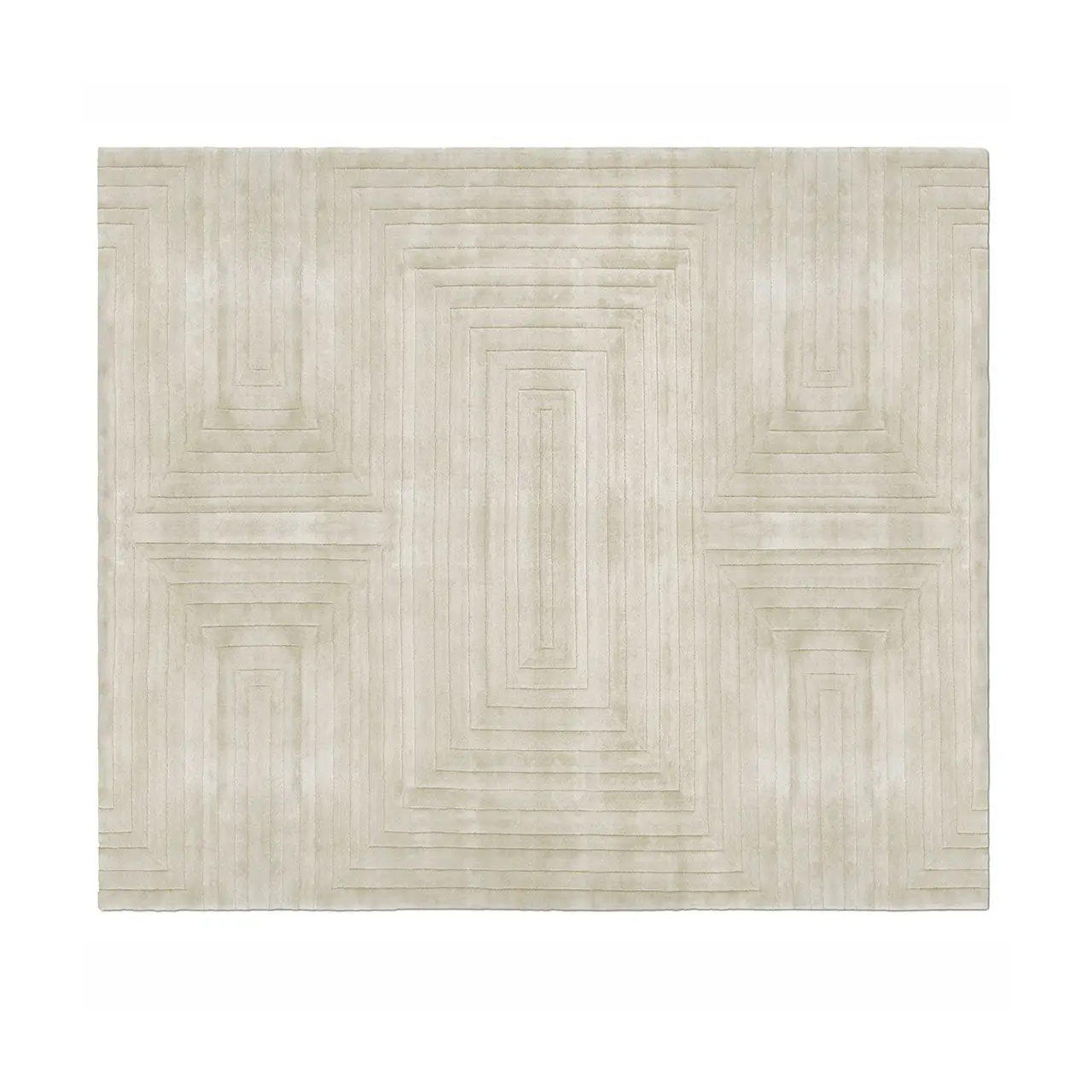 White Square Carpet