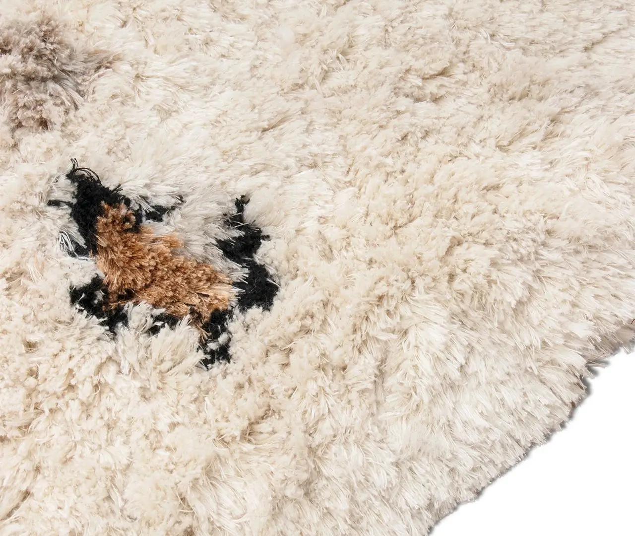 Round textured Carpet