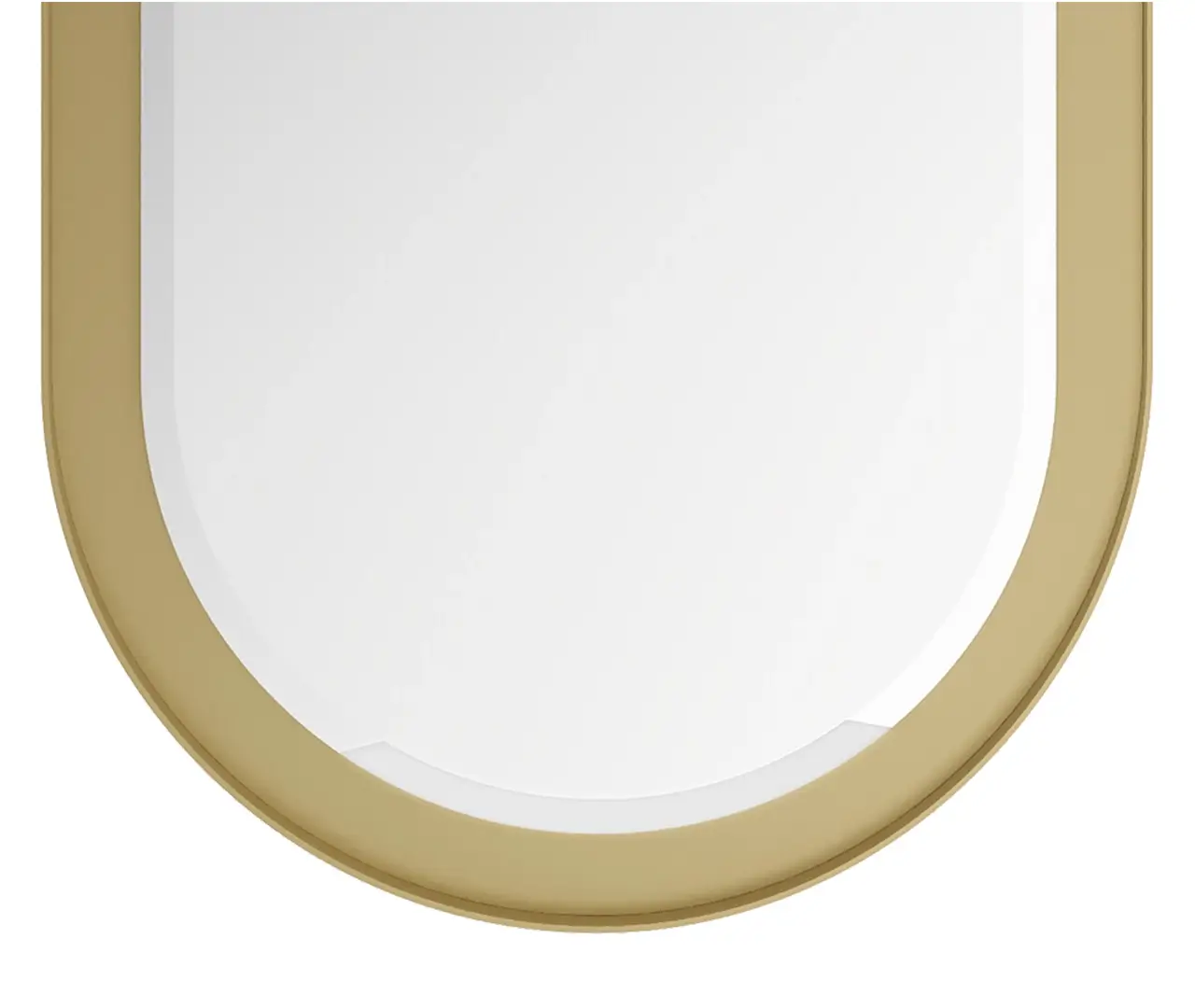 Gold Oval Mirror