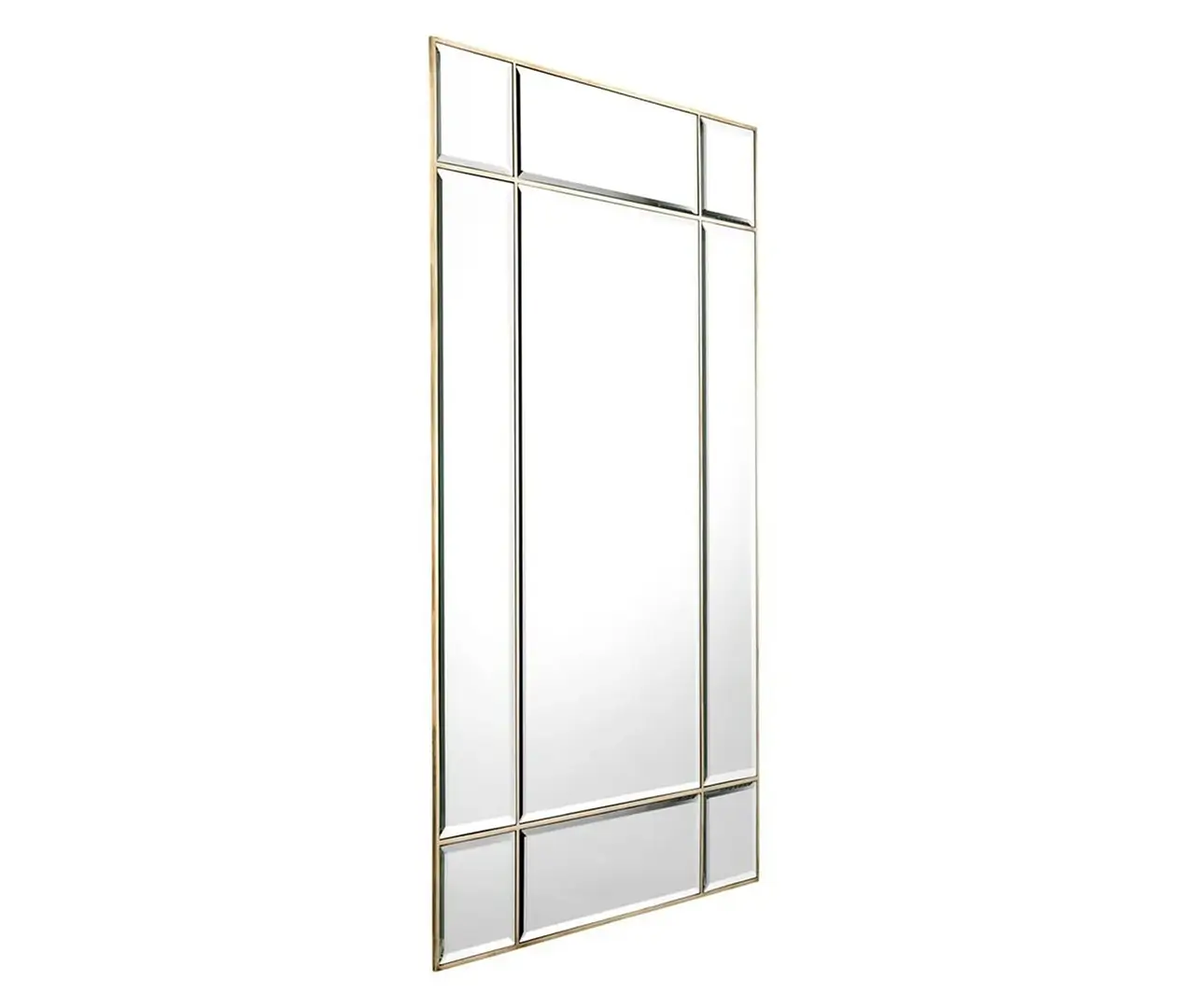 Gold Rectangular Mirror