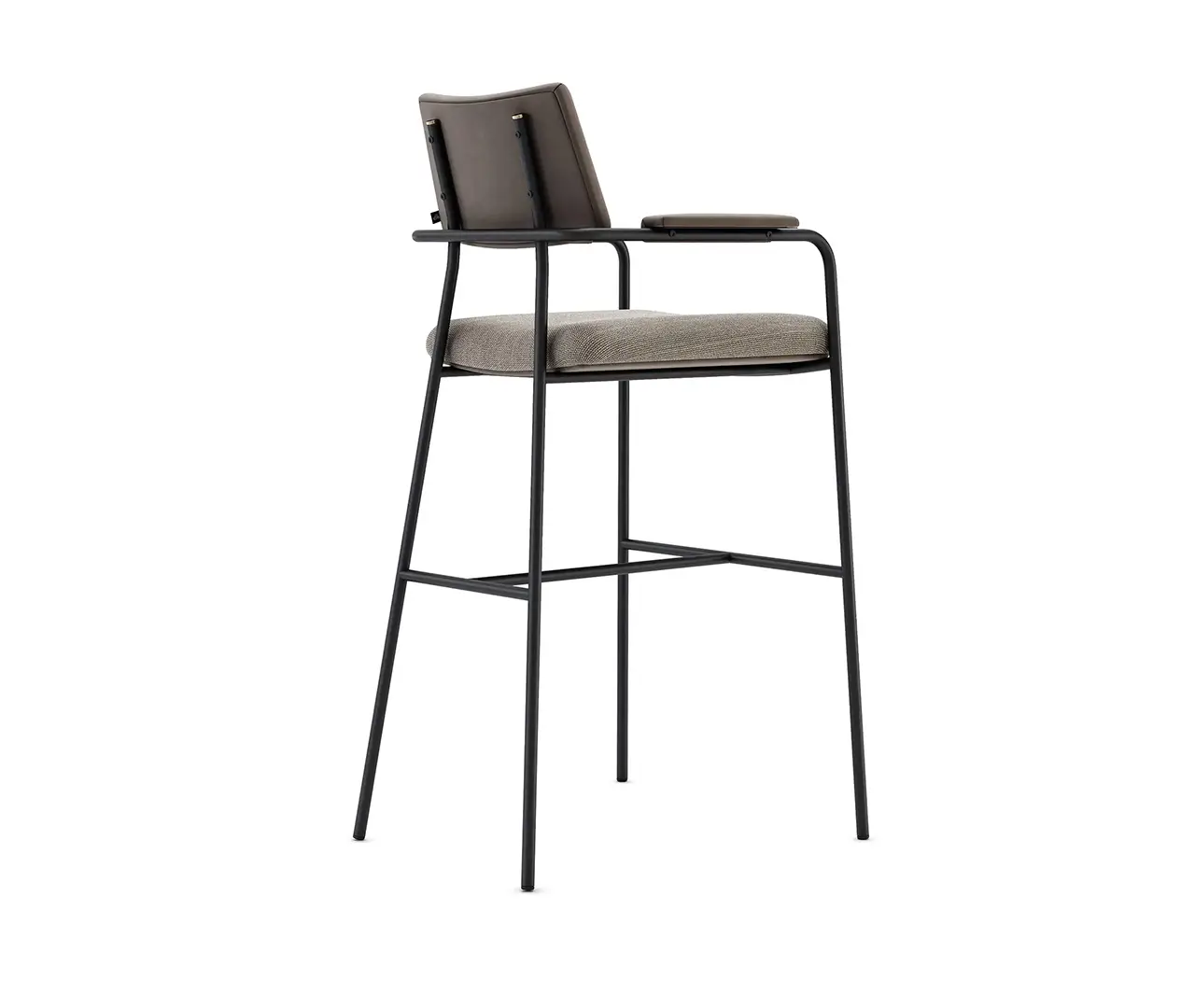 Modern Stainless Steel Bar Stool