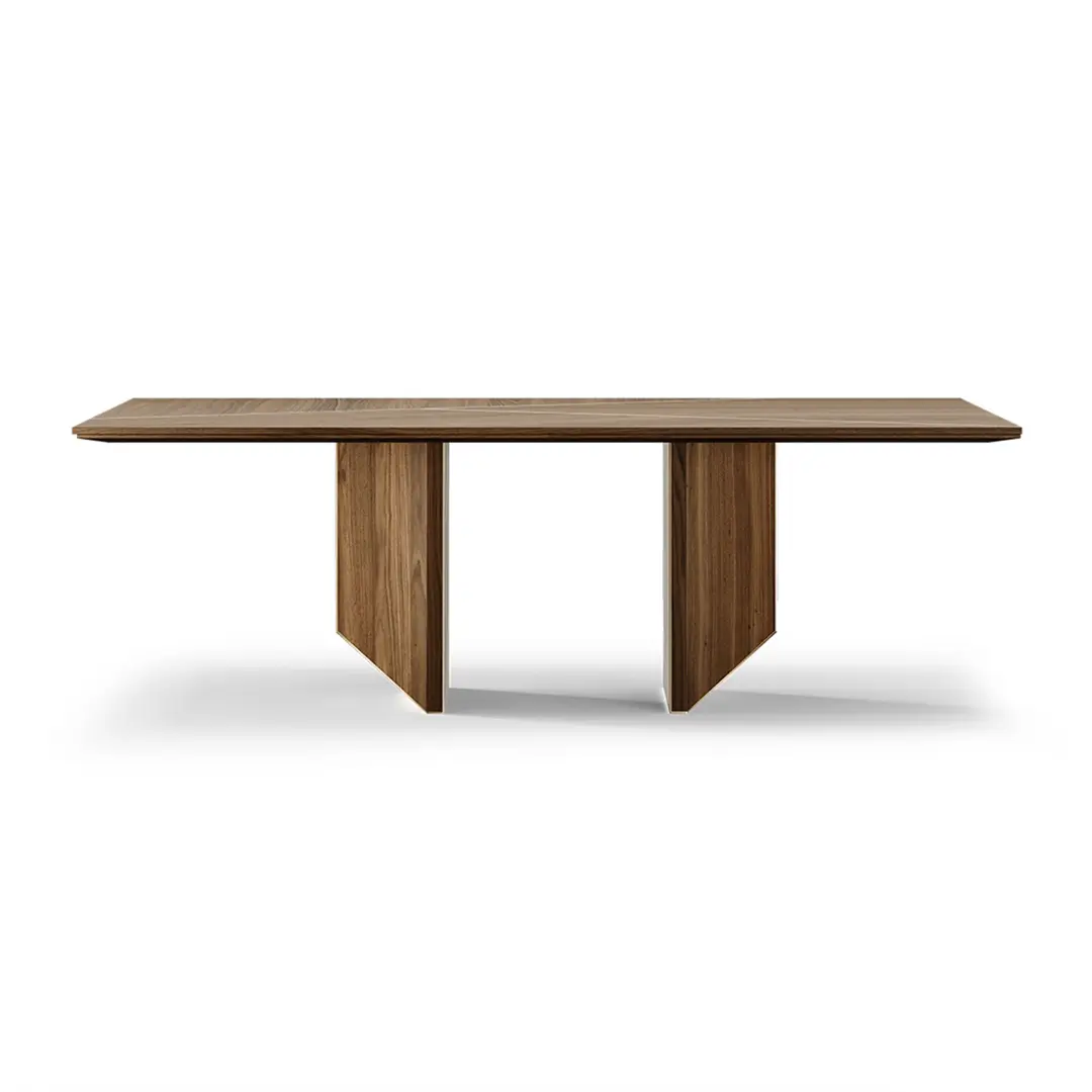 Porcelain Top Wooden Dining Table