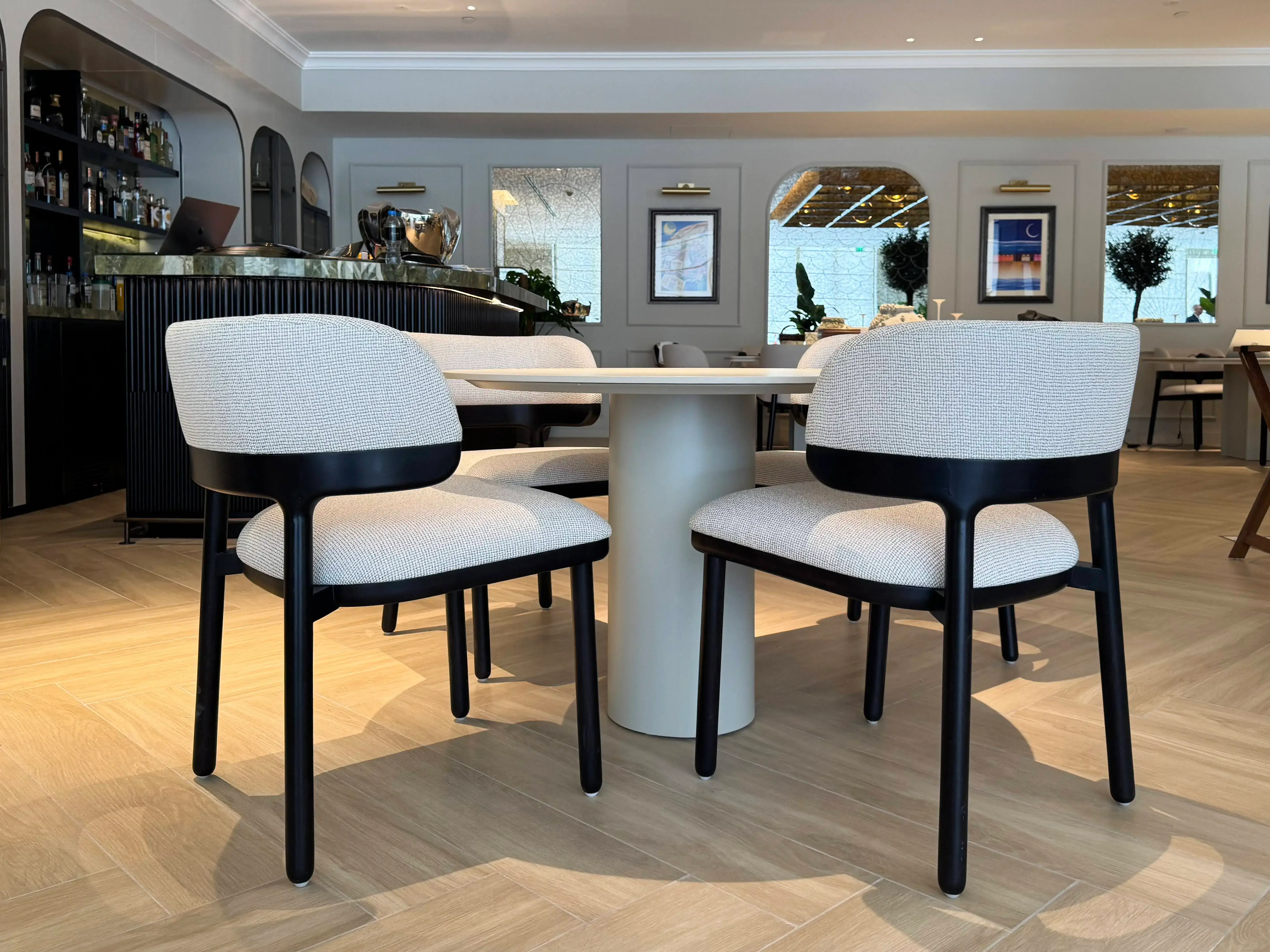 Modern Restaurant Furniture Design In Kempinski Hotel