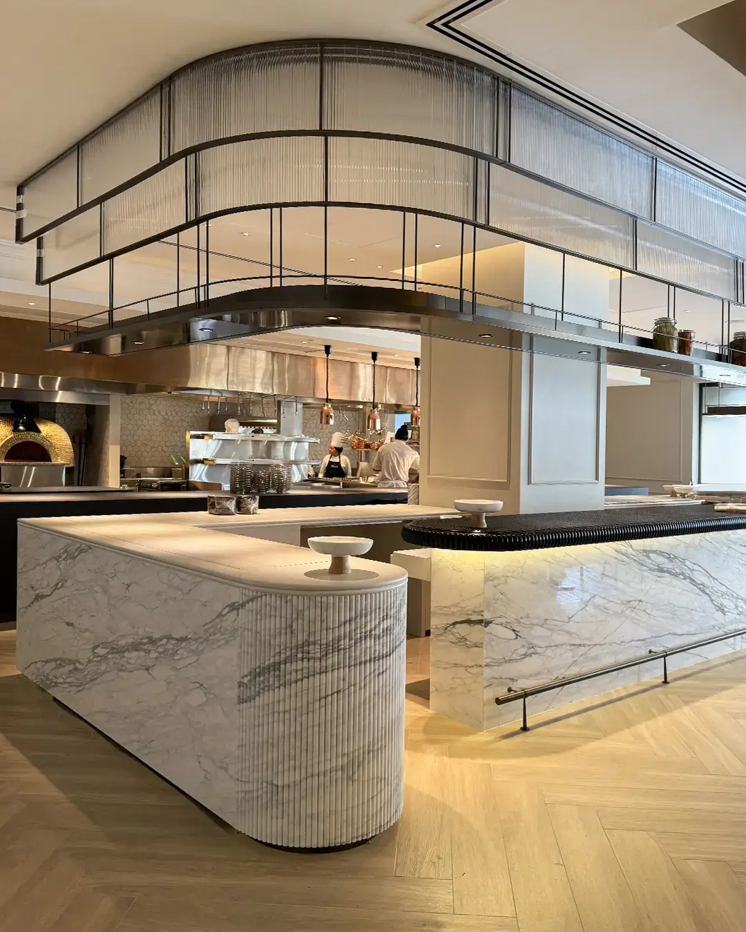 Modern Restaurant Furniture Design In Kempinski Hotel
