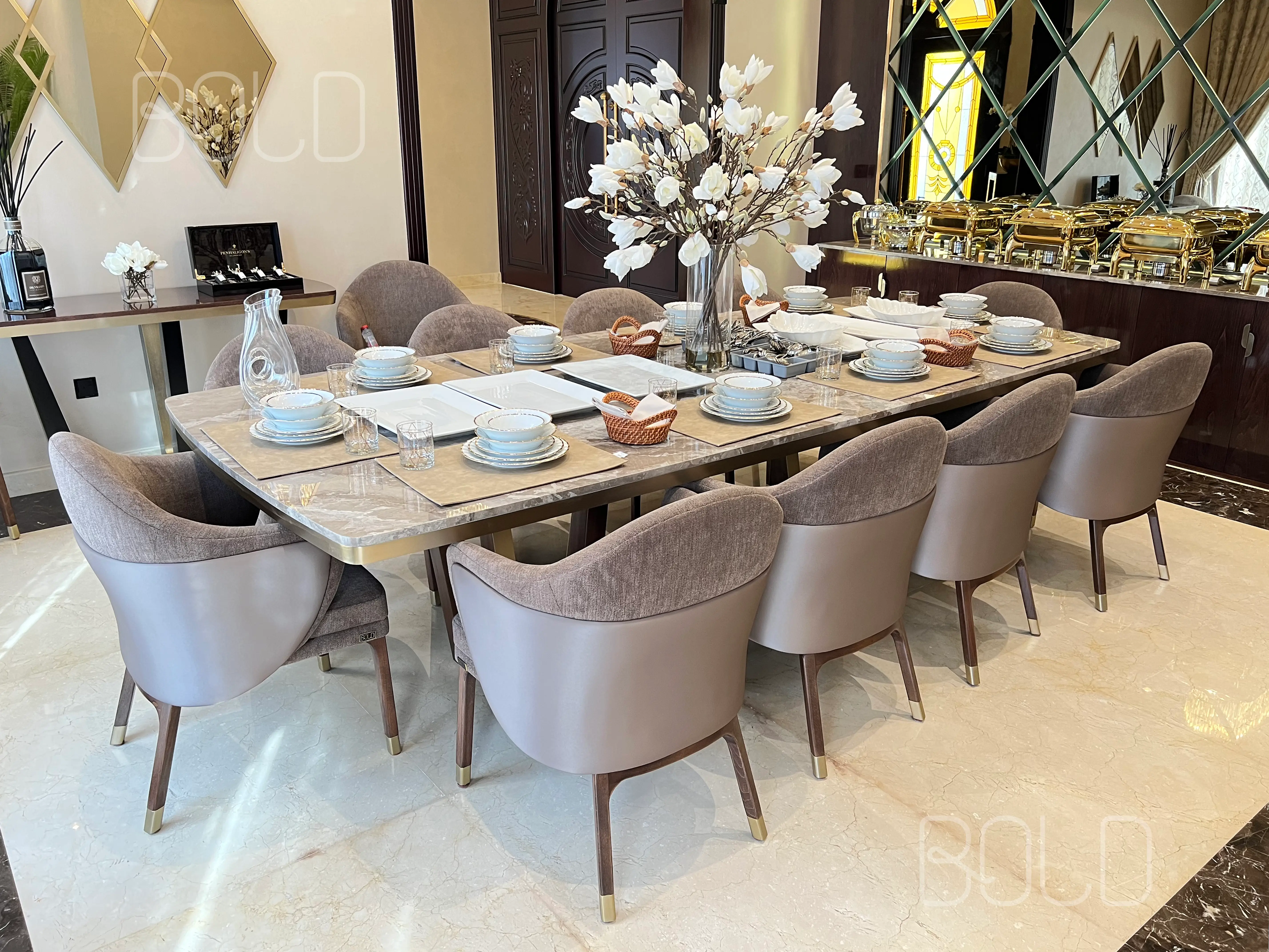 Custom Luxury Dining Room Furniture Design in Dubai – By BOLD