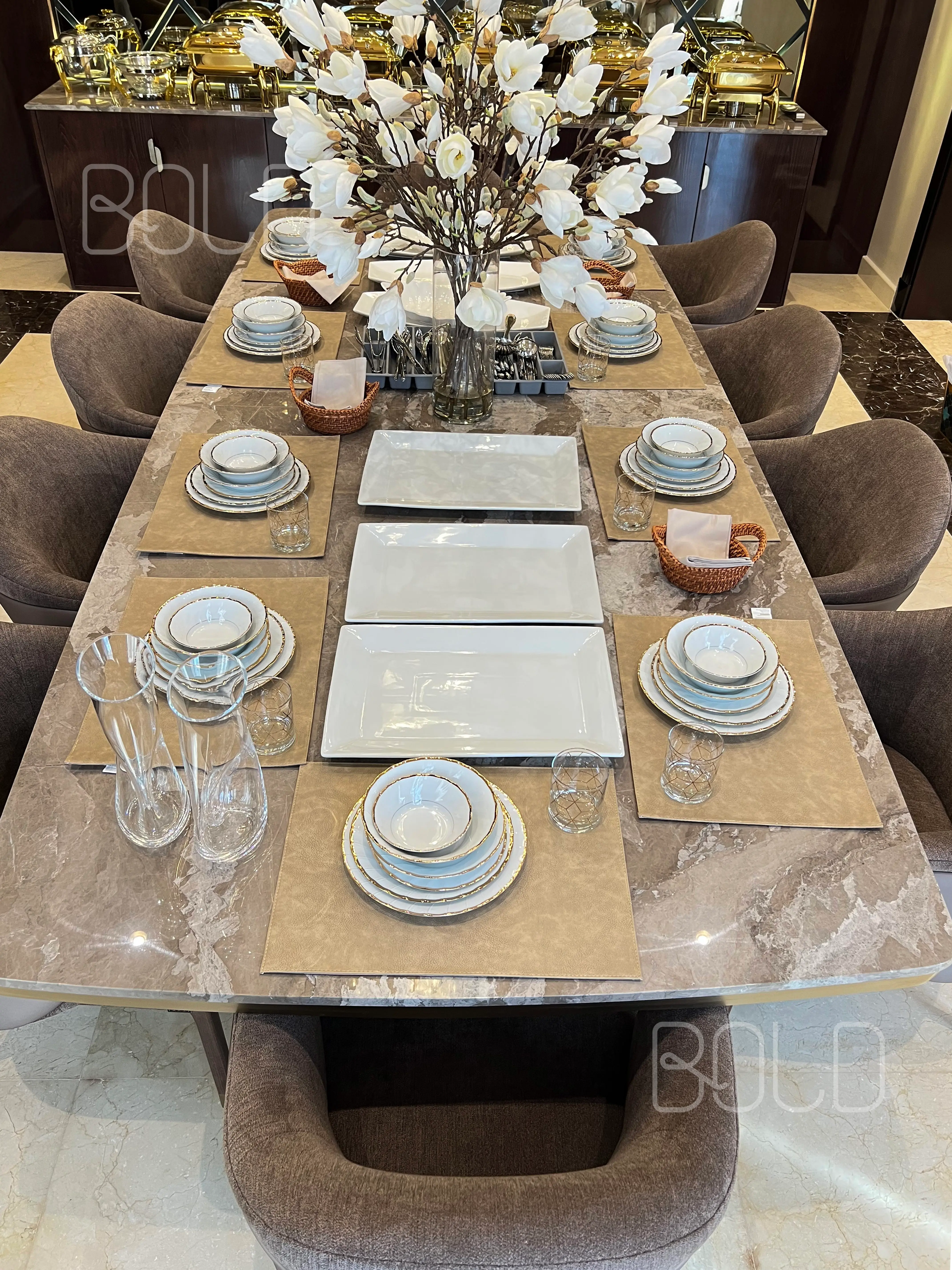 Custom Luxury Dining Room Furniture Design in Dubai – By BOLD