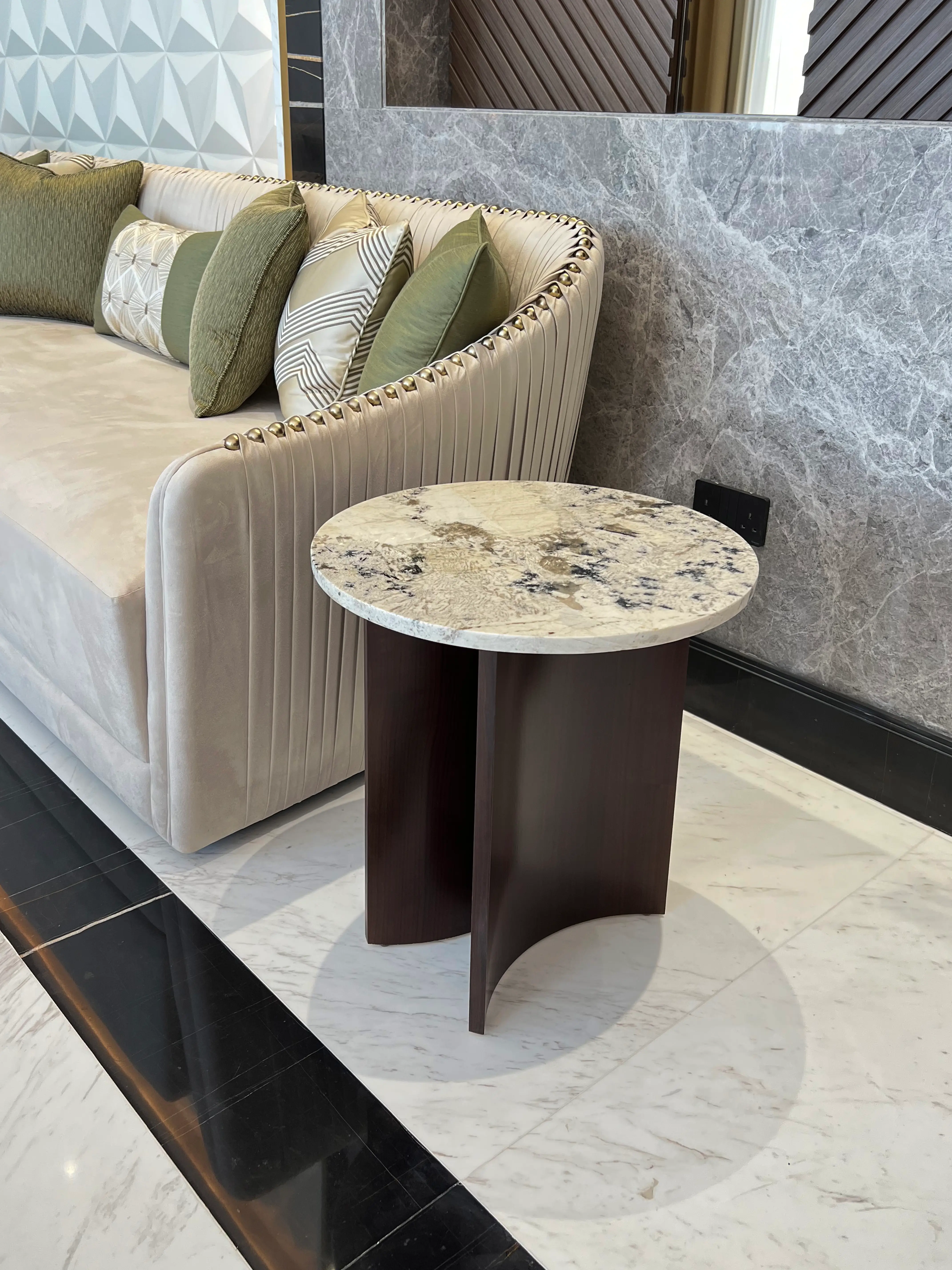Men Majlis Design Project For Luxury Villa In Abu Dhabi