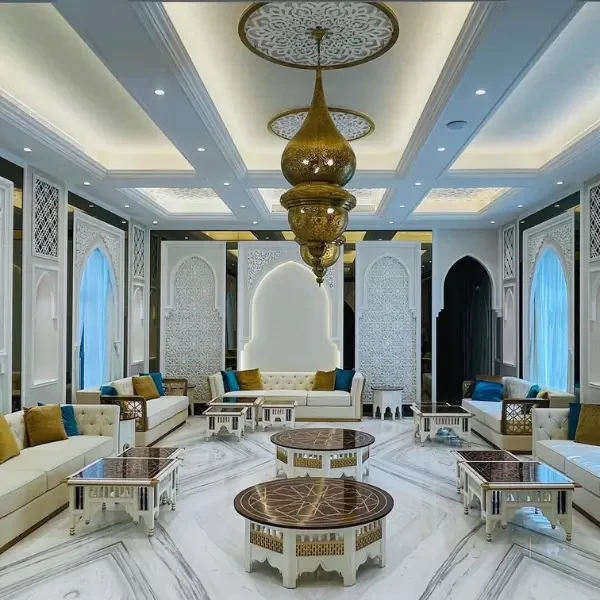 Luxury Arabic Majlis Design in Sharjah Villa