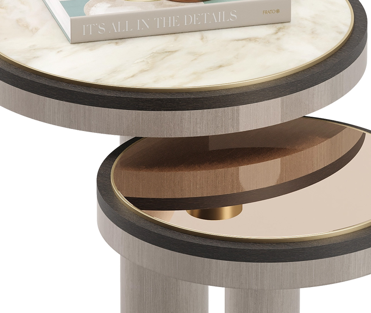 Bold Layered Side Table